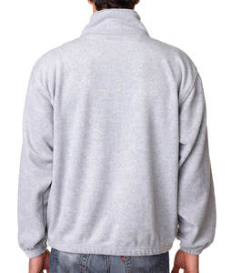 Sweat à capuche de grande taille à manches longues pour hommes, design personnalisé, poche kangourou à la taille, poignets en tricot côtelé, ourlet, fermeture à glissière, jersey de coton extensible - Product Image 6