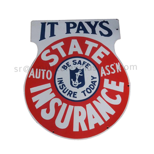 Logo 3D personnalisé publicité extérieure métal fer étain artisanat porcelaine bride peint sérigraphie technique découpé panneaux imprimés - Product Image 5