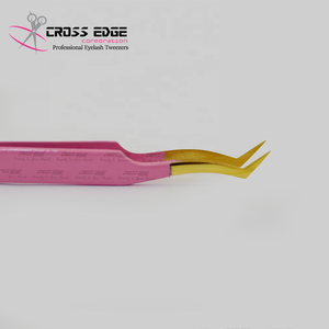 Nuevo volumen en forma de V pinzas de extensión de pestañas de acero inoxidable, volumen, pinzas de pestañas - Product Image 4