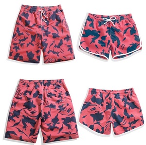 Shorts cargo pour hommes de haute qualité, anti-froissement, en polyester, shorts de sport, taille haute, boxer de fitness sublimé, coton lavé, course à pied - Product Image 6