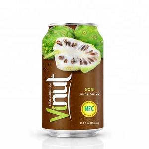 Jugo Noni 250ml Bebida de jugo 24 latas por caja lata Sin azúcar OEM Etiqueta privada Certificación Halal Muestra gratis Vietnam - Product Image 3