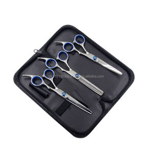 Tijeras de aseo para perros y gatos con hoja curva de acero inoxidable, tijeras de corte de pelo con punta afilada, herramienta de belleza para accesorios para mascotas - Product Image 1