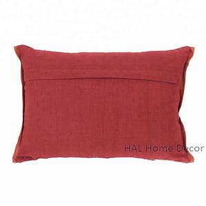 Wholesale Custom Floral Embroidered <b>Indian</b> Pillow Case Cover, Handmade Decorative Sofa <b>Cushion</b> Cover Square Pillow <b>Cushion</b> Cover - Product Image 5