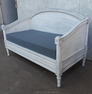 บ้านเฟอร์นิเจอร์-วินเทจโซฟาไม้ Daybed เฟอร์นิเจอร์สไตล์ฝรั่งเศส - Product Image 5