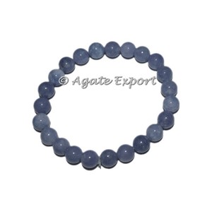 Pulseras de ágata de encaje azul claro, piedras preciosas en línea - Product Image 2