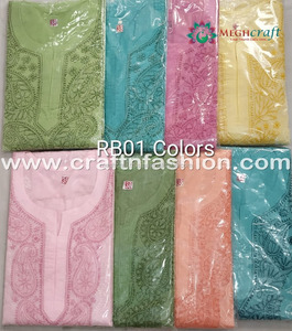 ชุดเสื้อตัวบนผ้าชีฟองผ้าคอตตอนปักลายเสื้อแฟชั่น - Product Image 6