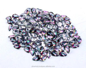 Topaze — cafchon en pierres naturelles de couleur pêche d'étalonnage, 1 pièce, topaze - Product Image 2