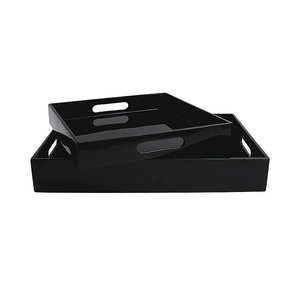 BANDEJA LACADA BAMBÚ/BANDEJA BARATA/COLORIDA - Product Image 1