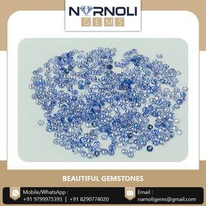 Precio al por mayor, tanzanita facetada redonda, piedra preciosa de cuarzo, corte ovalado azul Natural con tratamiento térmico para la fabricación de joyas - Product Image 5