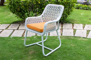 Juego de comedor y café de mimbre polivinílico para muebles de jardín al aire libre, diseño elegante - Product Image 5