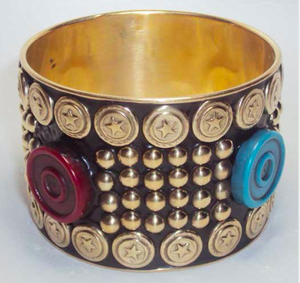 Costume de pièces de monnaie en laiton, Style Boho, bracelets en laiton - Product Image 2