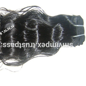 100% extensión de cabello Remy sin procesar sin enredos 5A grado virgen cabello indio 8-36 pulgadas onda Natural suelta onda profunda al por mayor - Product Image 1