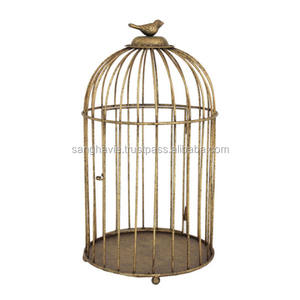 ที่ใส่การ์ดเหล็กแบบแฮนด์เมดของตกแต่งกรงของขวัญแต่งงานแฟนซี & คลาสสิกสำหรับงานเลี้ยง - Product Image 2