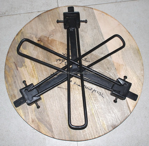 Table pliante ronde, Table basse, pour le salon ou le dessin, livraison gratuite - Product Image 3