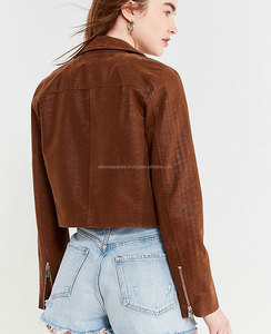 Blouson de moto en cuir véritable pour femmes, en peau de mouton et d'agneau, personnalisé, vente en gros, - Product Image 1