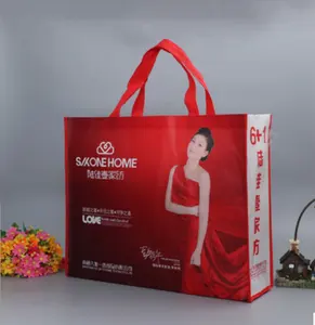 Bolsa de reciclaje impresa personalizada, sellado térmico plegable, bolsa de cemento laminada PP no tejida para supermercado