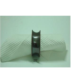 Servilletero de latón con acabado negro para mesa de comedor y artículo de decoración de mesa de cena - Product Image 1