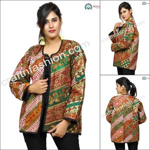 Chaqueta Kutch Patchwork - Chaqueta Banjara Multicolor de Diseñador - Chaqueta Étnica para Mujer para Navratri - Product Image 3