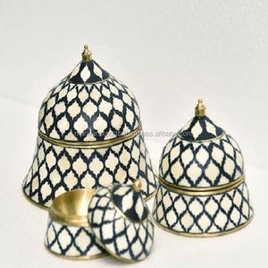 El mejor joyero elegante para muebles de sala de estar con incrustaciones de hueso para uso doméstico - Product Image 6