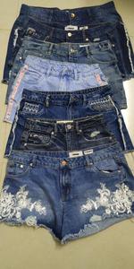 กางเกงขาสั้นเอวสูงสำหรับผู้หญิงทรงสกินนี่แบบลำลองฟอกระบายอากาศได้ดีมีกระดุมทรงสกินนี่ผ้าฝ้าย100% ฤดูใบไม้ร่วง - Product Image 6