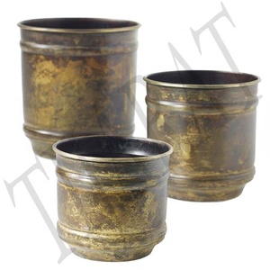 Meilleure vente de vase à fleurs classique en métal de luxe pour la décoration intérieure, accessoire de table avec logo personnalisé pour mariage - Product Image 3