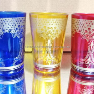 Verres à thé marocain avec boîte cadeau, ensemble de tasses à thé de luxe, impression personnalisée - Product Image 1