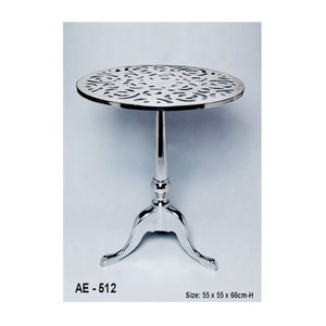 Mesa de centro moderna, redonda, lateral para sofá - Product Image 2