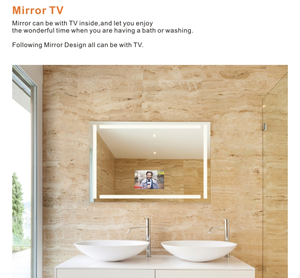 Espejo de Vanidad con Iluminación LED para Salón de Belleza, Montado en la Pared, con Función Antivaho - Product Image 2