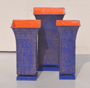 Juego de macetas de jardín alto para oficina en casa, diseño personalizado para interiores/exteriores, diferentes tamaños y colores para decoración, superventas 2025 - Product Image 1