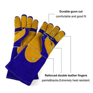 100% High Quality Leather Welding Gloves for Adults Synthetic Leather Hand Protection for Safety Welder's Wear - Product Image 2
