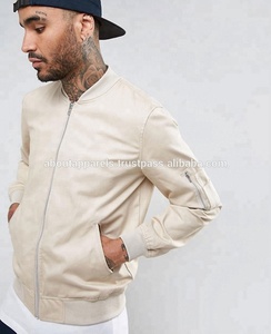 Offre Spéciale Hommes de Baseball Personnalisé Coton Sergé Varsity Bomber Veste Plus La Taille Hiver Polaire Fermeture À Glissière Fourrure En Gros - Product Image 4