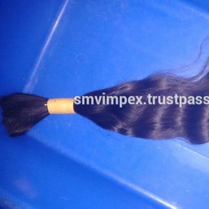 Cabello humano Remy indio a granel de un kilogramo de India. Cabellos humanos crudos. Extensión de cabello superventas - Product Image 2