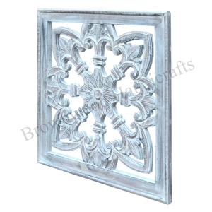 MDF sculpture à la main de haute qualité décoration de chambre panneau mural dernières conceptions de panneau mural décoratif en bois pour hôtels et chambres à coucher - Product Image 2