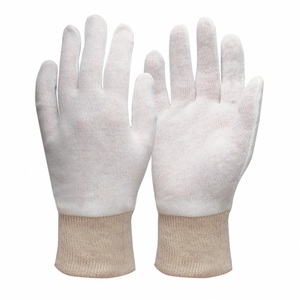 Gant Interlock 100% coton avec doublure de sécurité blanche Sports quotidiens Gants de sécurité en plein air - Product Image 4