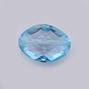 Topacio Azul Cielo Natural, Corte Ovalado, Piedra Preciosa Semipreciosa de Alta Calidad, Precio de Fábrica al por Mayor para la Fabricación de Joyas - Product Image 1