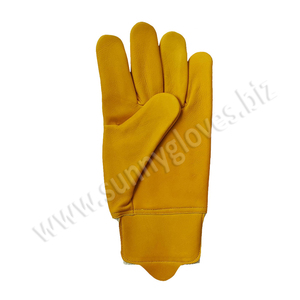 Yellow Cow Leather Working <b>Gloves</b> / <b>Driver</b> <b>Gloves</b> - Product Image 2