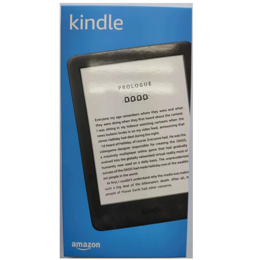 جهاز Kindle 10 gen جديد تمامًا من Amazon مع قارئ إلكتروني بإضاءة أمامية مدمجة 2019 Kindle