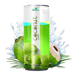 Bon prix Boisson NFC d'eau de noix de coco pétillante de marque WANA 320ml Type de traitement coloré aromatisé à la framboise 100% pur - Product Image 5