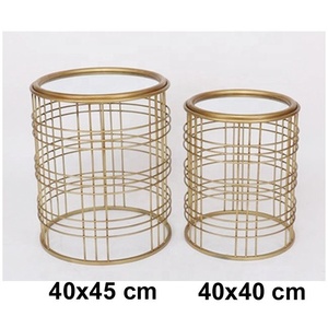 Mesa de diseño único para decoración de uñas, mueble para sala de estar, mesa de boda, mesa de METAL - Product Image 2