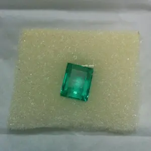 Naturais Esmeralda Pedra 5.33 Carat 100% Natural Colômbia Esmeralda Pedra De Esmeralda Com Certificado