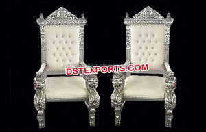 Fabricant de chaises de mariage royal chaises de marié mariée dorée Shahi chaise de marié de mariée de luxe pour mariage indien - Product Image 5