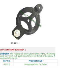 Reloj Mainspring Winder GS 2210 Herramientas de joyería - Product Image 2