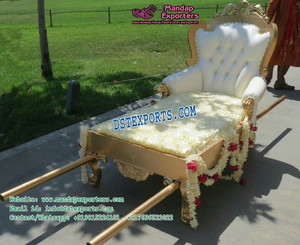 Doli Palki de Madera Tratada de Estilo Tradicional Moderno, Ligero, para Bodas Indias, Tamaño Personalizable, Último Modelo para Entrada Nupcial - Product Image 6