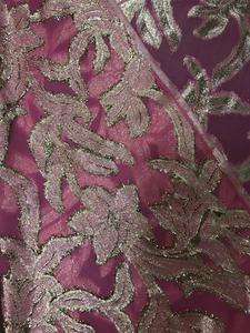 New Brocade Weave Lurex Silk <b>Chiffon</b> Head <b>Scarf</b> - Product Image 3
