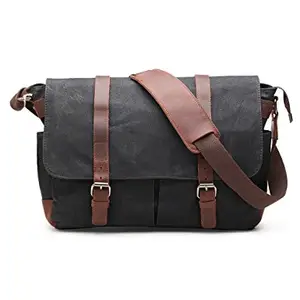 Maletín de cuero vintage de diseño, bolso de cuero genuino hecho a mano para ordenador portátil, bolsos de mano de cuero para oficina para hombres