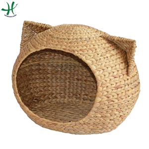 New Design Pet House, Weaving Pet <b>Cage</b> Handmade in Vietnam, Small Animal House with Cushion - Product Image 2