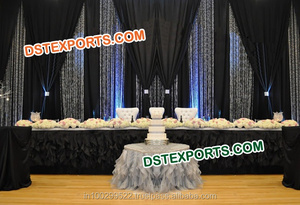 ฉากหลังงานแต่งงานแบบกลิตเตอร์สั่งทำพิเศษ สไตล์บอลลีวูด ฉากหลังหลากสีสัน ผ้าม่านสวยงามสำหรับตกแต่งเพดานสำหรับมณฑป - Product Image 6