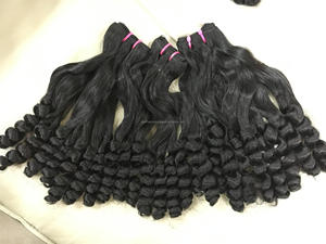 Superventas Super doble dibujado ondulado Remy extensiones de cabello tejido 8 "-28" cabello humano vietnamita sin procesar todos los colores - Product Image 4