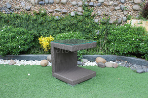 High-End รุ่นสังเคราะห์ HDPE หวายกลางแจ้ง Sunbed-สไตล์1 - Product Image 5