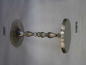 โต๊ะอลูมิเนียมหล่อสูงทำจากนิกเกิลหยาบและยังมีจำหน่ายในกระจกขัดเงาเฟอร์นิเจอร์ในบ้านโลหะขนาดเล็ก - Product Image 6